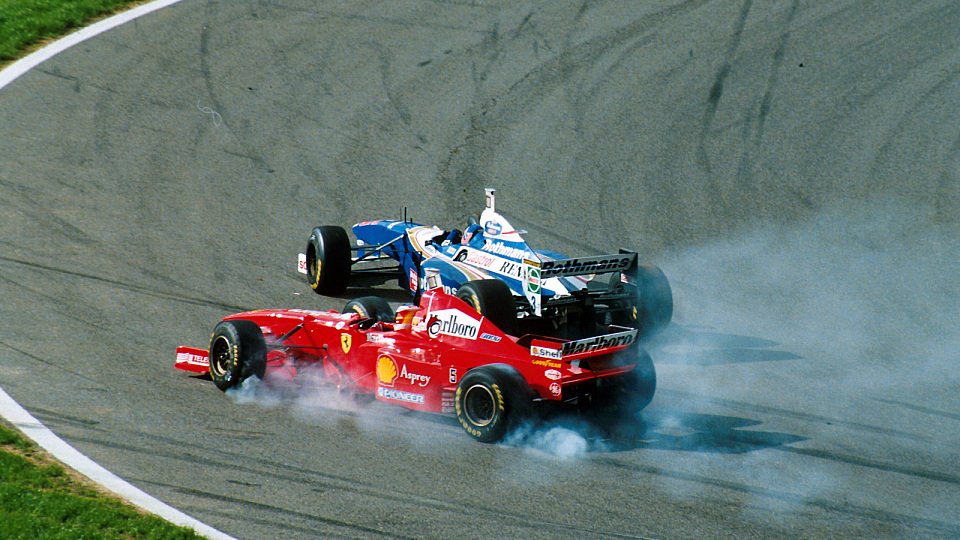 Jerez 1997, Schumacher vs. Villeneuve, Teil eines bizarren Rennwochenendes, Foto: Sutton