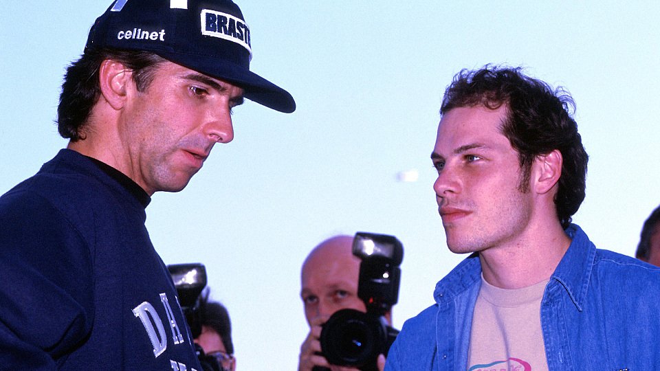 Damon Hill wurde 1997 in Ungarn ein sensationelle Sieg durch Jacques Villeneuve entrissen, Foto: Sutton