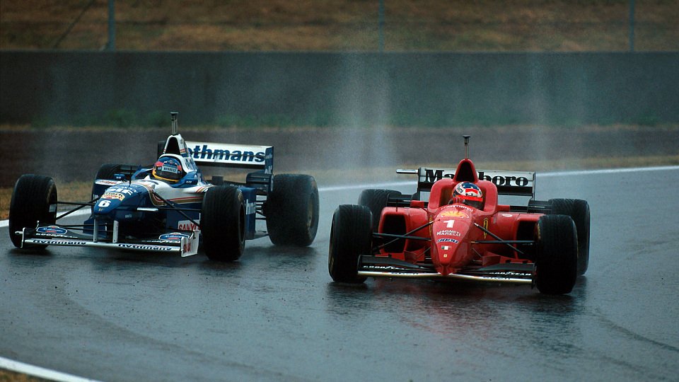 Michael Schumacher gewann vor 22 Jahren in Spanien sein erstes Rennen für Ferrari, Foto: Sutton