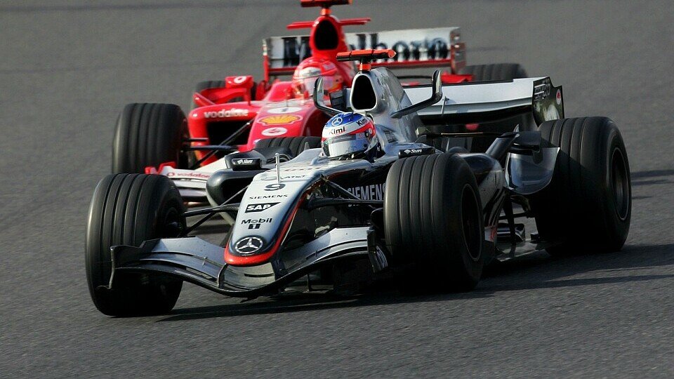 Kimi Räikkönen sorgte 2005 in Suzuka für eine der größten Aufholjagden der Formel-1-Geschichte, Foto: Sutton