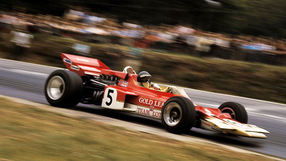 Jochen Rindt im legendären Gold Leaf Lotus, Foto: Sutton