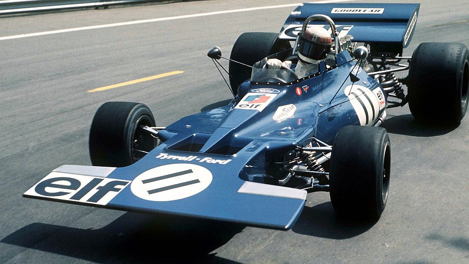 Jackie Stewart beim Spanien GP 1971., Foto: Sutton