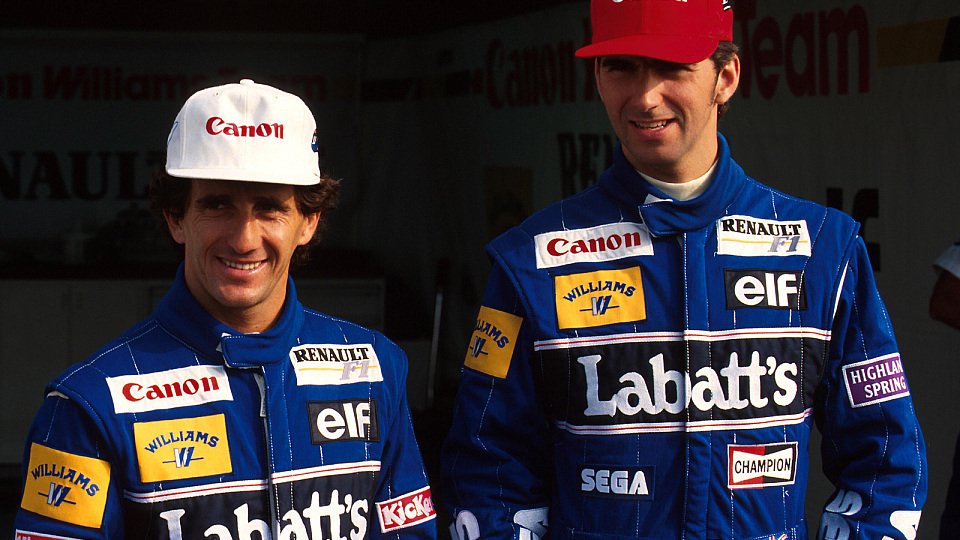 Alain Prost und Damon Hill waren 1993 auf dem Zenit von Williams in der Formel 1 am Start