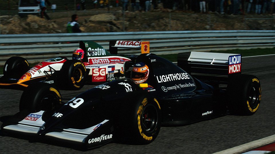 Sauber feierte 1993 den Einstieg in den Grand-Prix-Sport: Karl Wendlinger im C12 in Portugal, Foto: Sutton