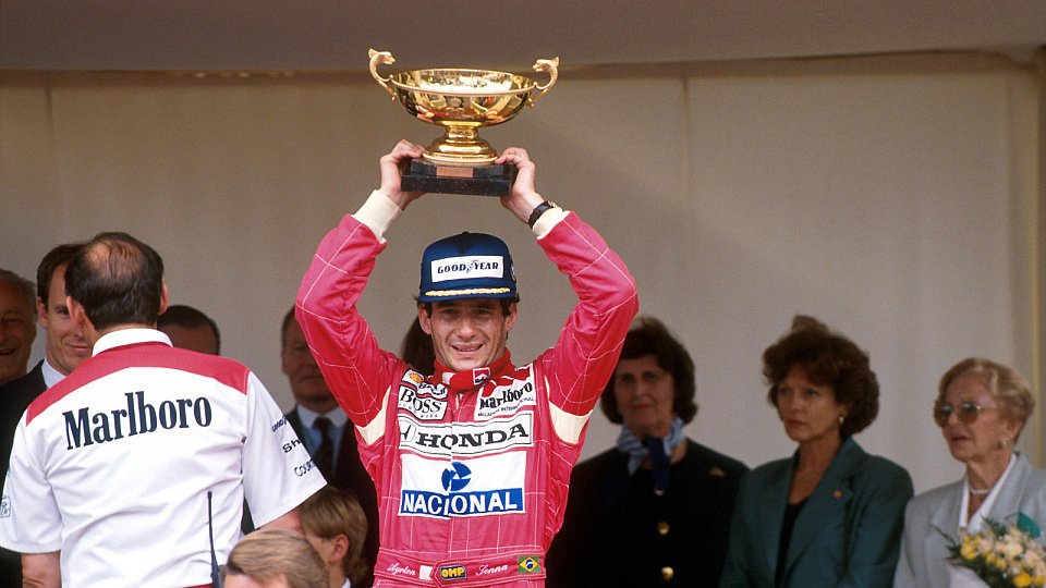 Ayrton Senna gewann den Grand Prix von Monaco rekordbringende sechs Mal, Foto: Sutton