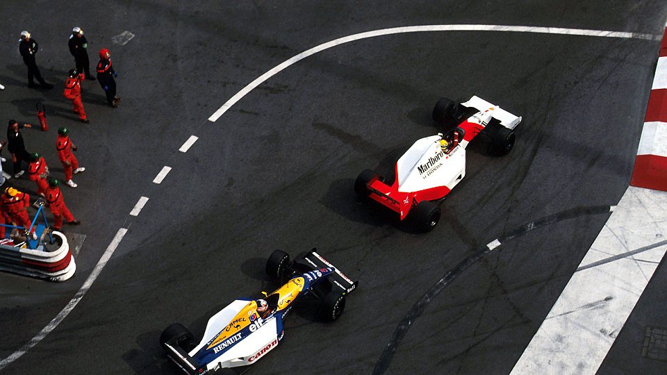 Senna gegen Mansell: Ein episches Duell auf den letzten Runden, Foto: Sutton