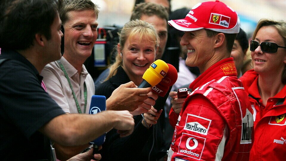 Auch Michael Schumacher musste sich noch einmal auf dem Prognose-Prüfstand bewähren., Foto: Sutton