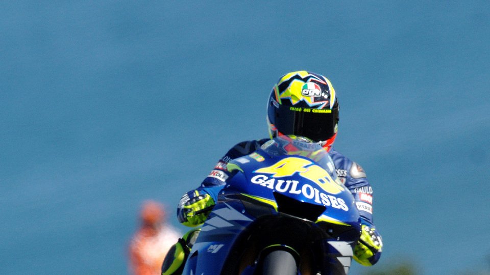 Im Vorjahr ist Valentino Rossi nicht ins Meer gefallen, Foto: Gauloises Racing