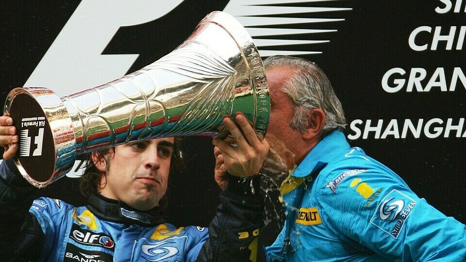 Auch 2006 soll der Champagner Renault gut munden., Foto: Sutton