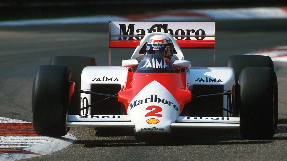 Alain Prost gewann zwei WM-Titel mit TAG-Motor im Heck, Foto: Sutton
