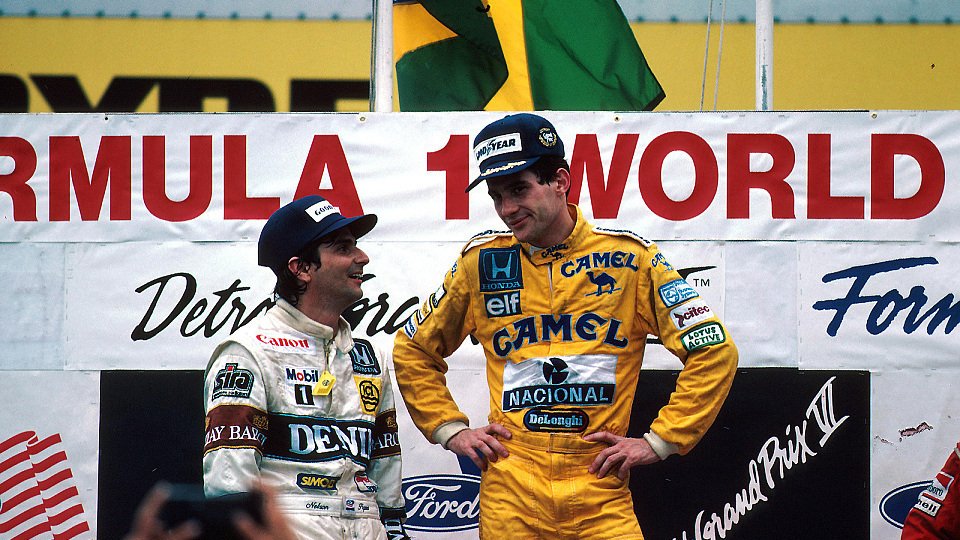 Generationenübergreifende Rivalität: Piquet vs. Senna, Foto: Sutton
