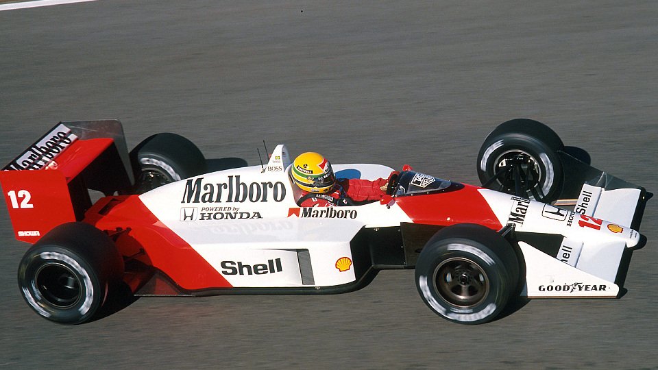 Ayrton Senna hatte den Honda-Turbo im Heck, Foto: Sutton