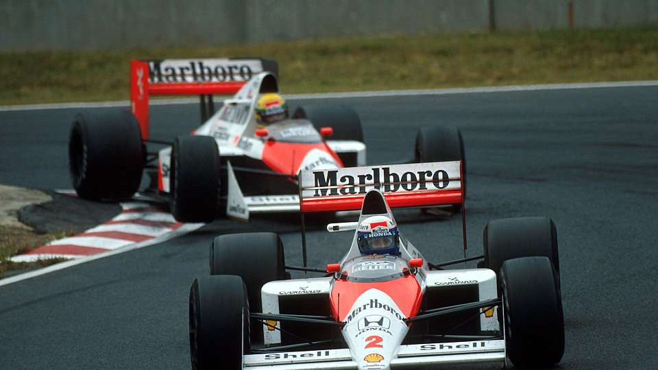 Senna und Prost: Erbitterte Rivalen auf der Strecke