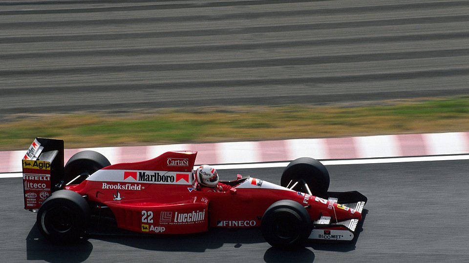 Andrea de Cesaris versteht die Ferrari-Politik nicht., Foto: Sutton