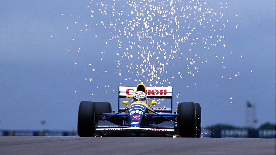 Nigel Mansell kämpfte für Williams, Foto: Sutton