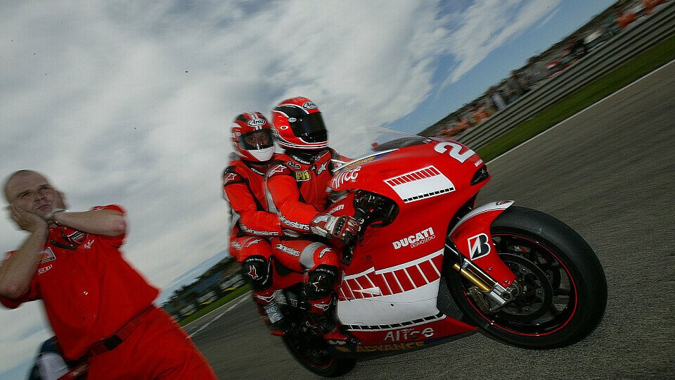 Auf gehts für Gerhard Berger., Foto: Ducati