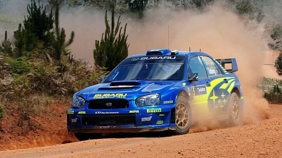 Solberg hat die Australien Rallye im Griff., Foto: Sutton