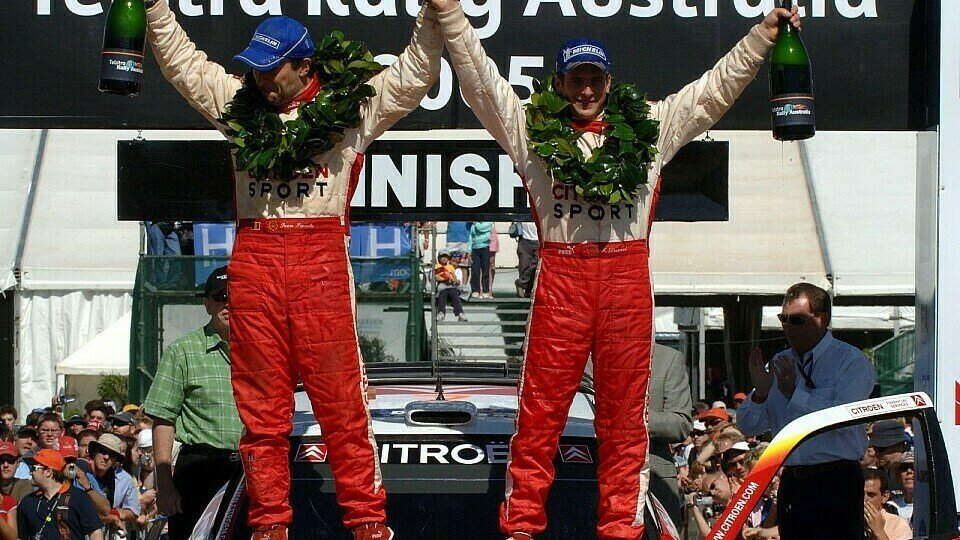 In Australien wussten Duval und Smeets noch zu feiern., Foto: Sutton