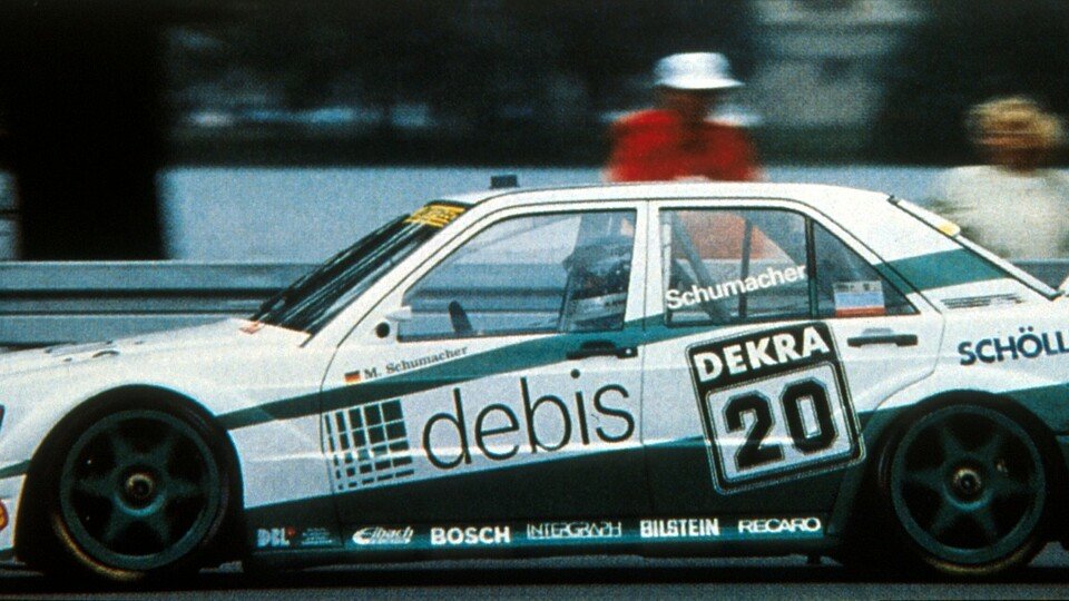 Michael Schumacher bei seinem DTM-Start für Mercedes 1991, Foto: Sutton