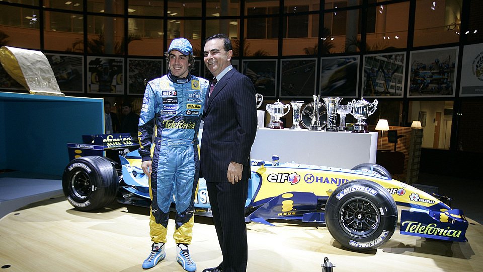 Fernando Alonso trägt die Nummer 1., Foto: Renault