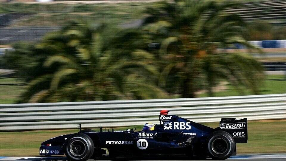 Fuhr am Freitag die V8-Bestzeit - Nico Rosberg im Williams-Cosworth., Foto: Sutton