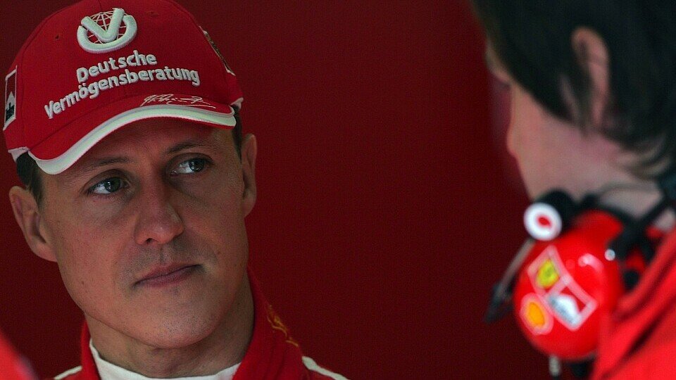 Michael Schumacher sprach Klartext und übte Selbstkritik., Foto: Sutton