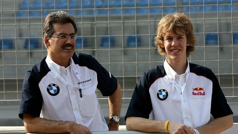Ein Bild aus der Anfangszeit - Mario Theissen setzte bereits früh auf Sebastian Vettels Talent, Foto: BMW