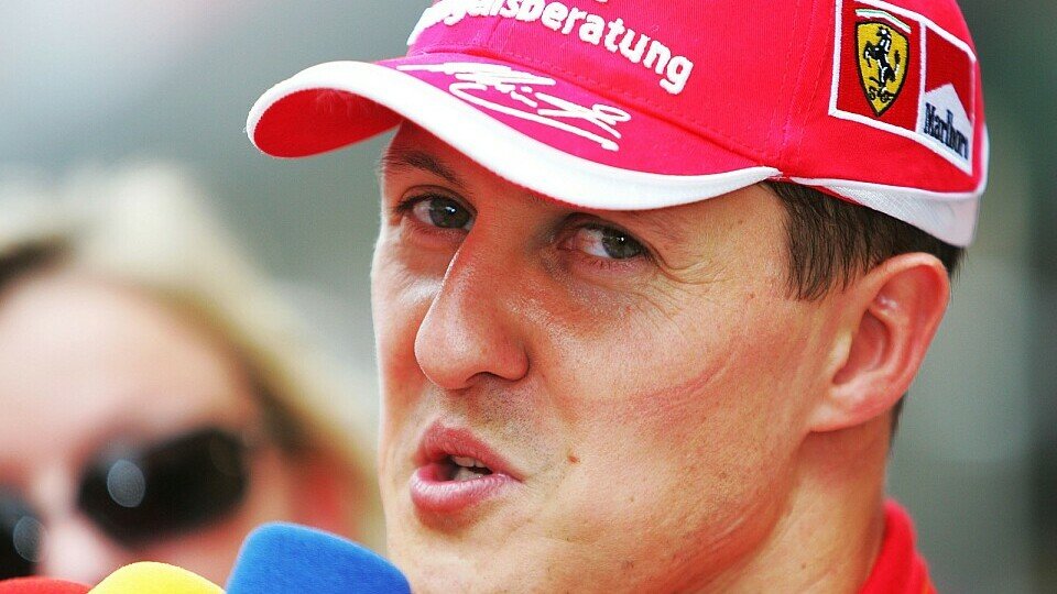Michael Schumacher öffnete sein Herz für die deutschen Zeitungsleser., Foto: Sutton
