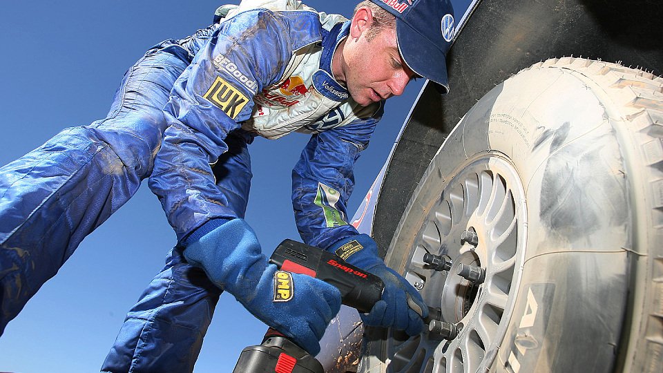 Reifenschäden sind laut BF Goodrich nur auf Kollisionen mit Felsen zurückzuführen., Foto: VW Motorsport