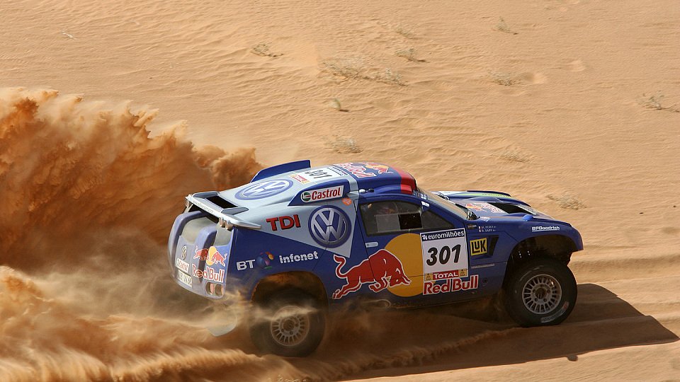 Weltcupsieger Bruno Saby liegt abgeschlagen zurück., Foto: VW Motorsport