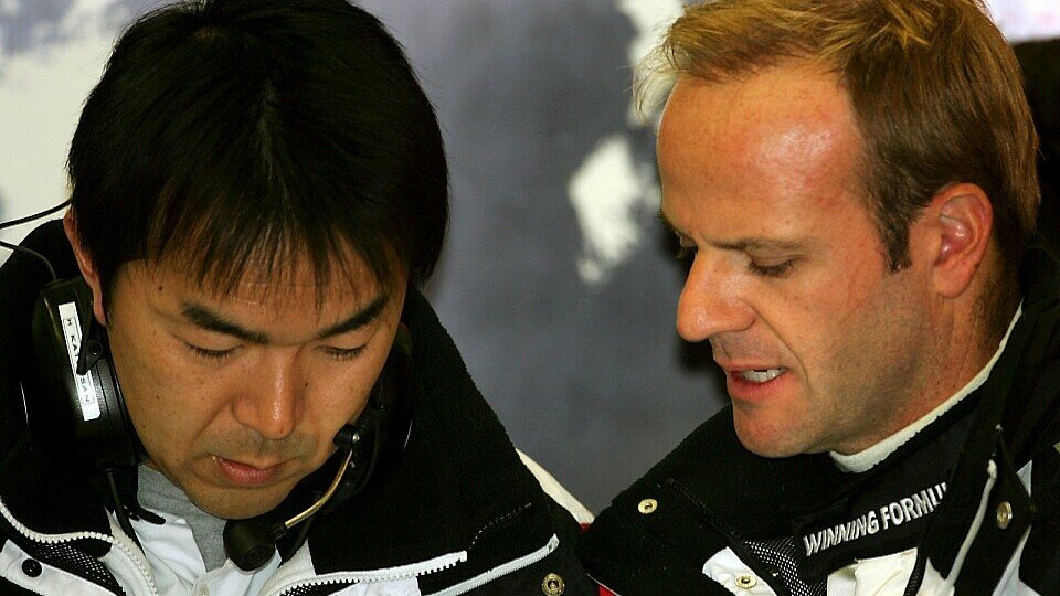 Rubens Barrichello hat sich gut bei Honda eingelebt..., Foto: Sutton