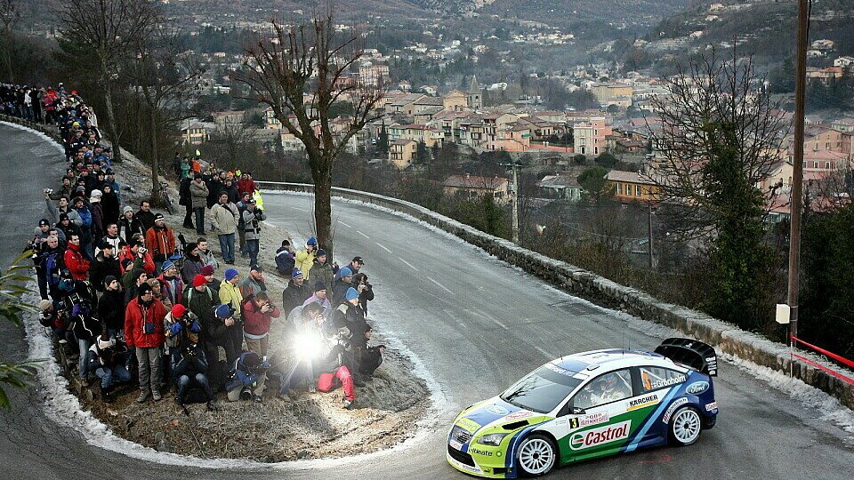 Grönholm gehört zu den Fahrern, die die 3 ersten WP fahren., Foto: Ford