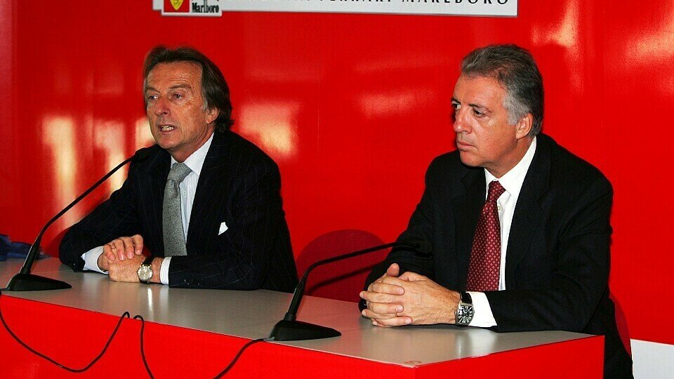 Montezemolo und Ferrari wussten es schon vorher., Foto: Sutton