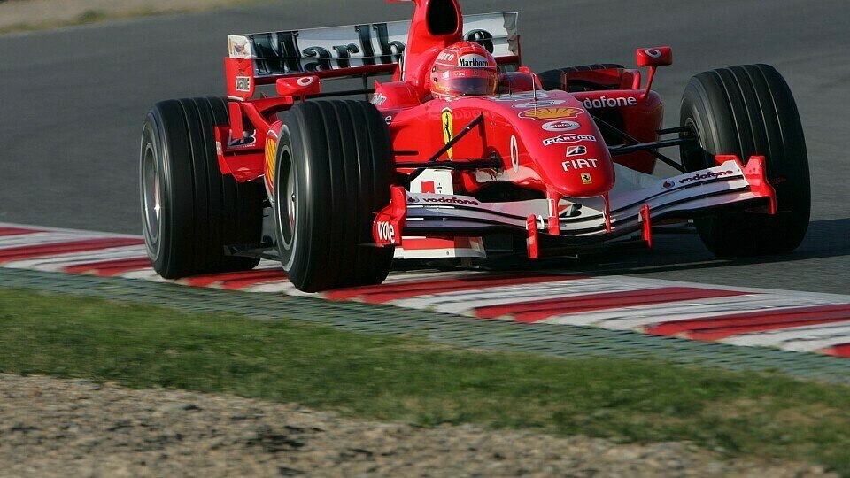 Schumacher hat den Sieg fest im Visier., Foto: Sutton