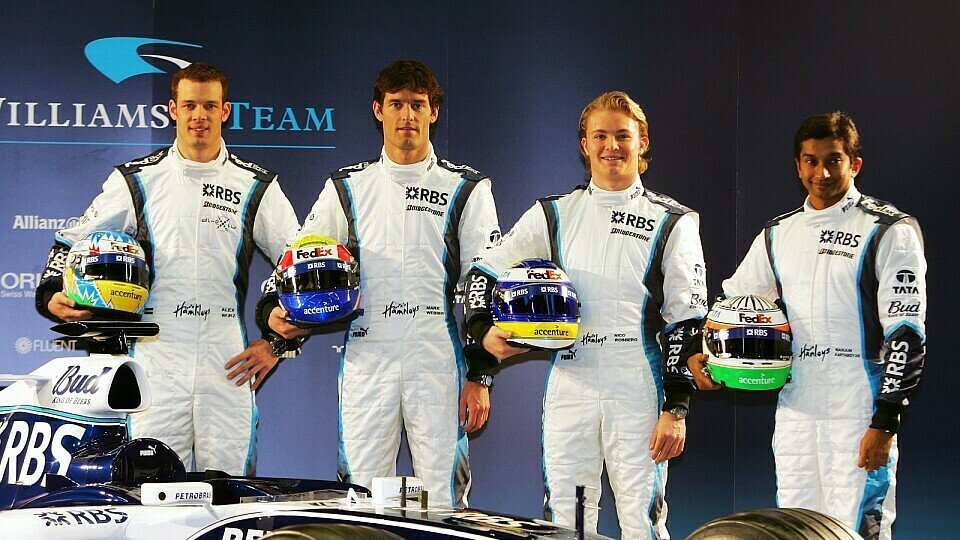 Der deutschsprachige Einfluss bei Williams: Rosberg & Wurz., Foto: Sutton Der deutschsprachige Einfluss bei Williams: Rosberg & Wurz., Foto: Sutton