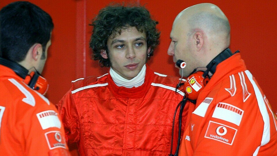 Valentino Rossi bei den F1-Tests in Valencia., Foto: Sutton