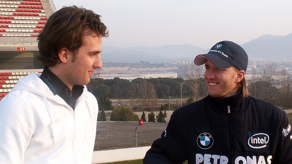Sven & Nick beim lustigen Smalltalk., Foto: adrivo Sportpresse