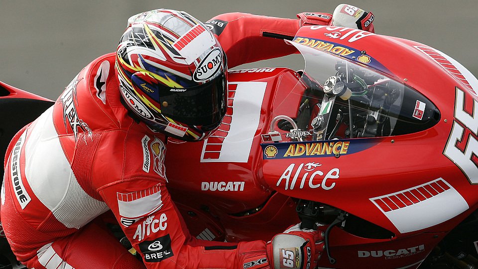 Capirossi holte sich die Bestzeit., Foto: Ducati