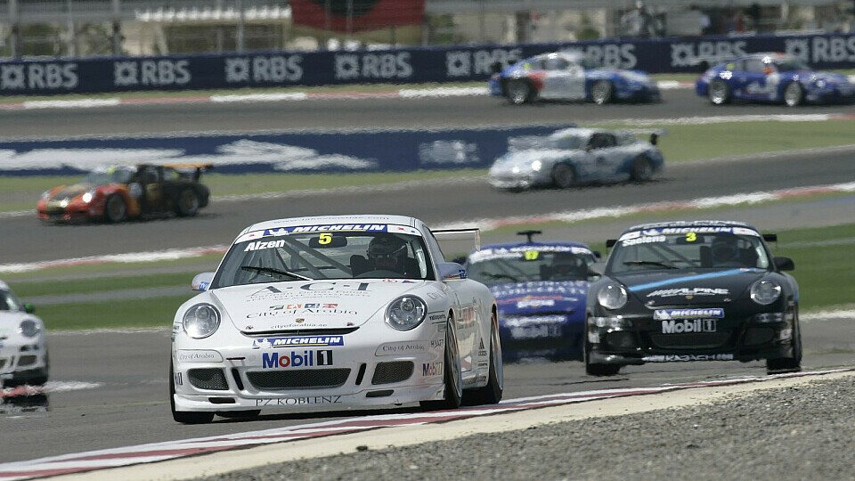 Alzen siegte in Hockenheim und Bahrain., Foto: Porsche