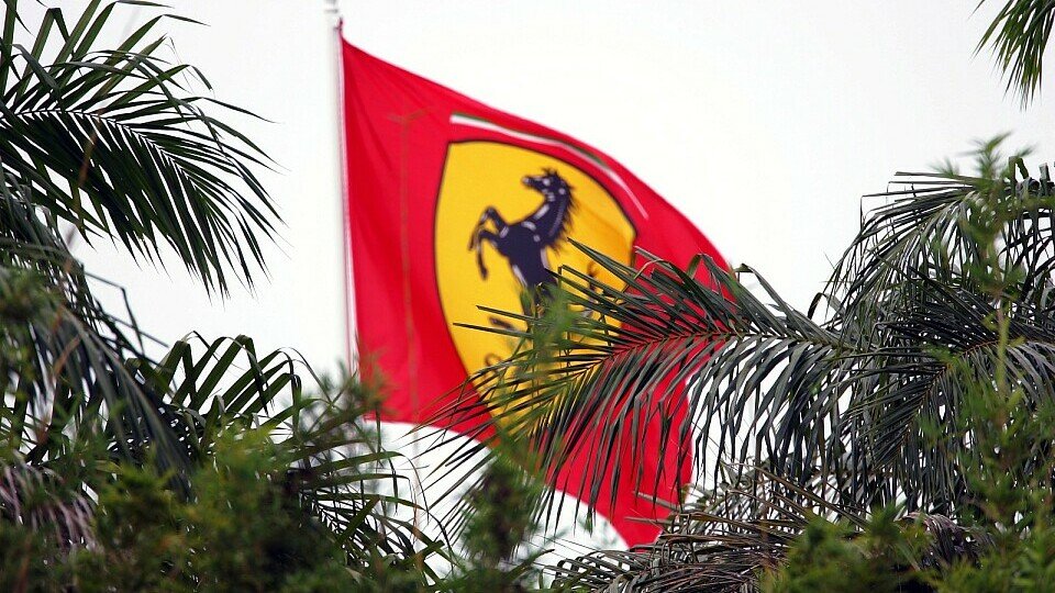 Die Ferrari-Flaggen wehten nach Bahrain wieder hoch., Foto: Sutton