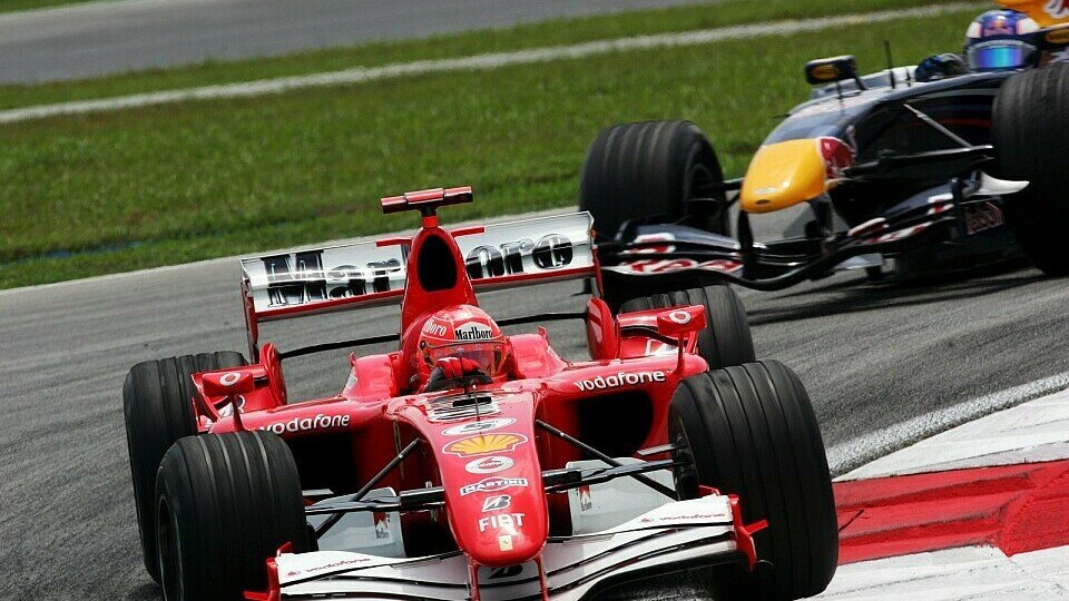 Michael Schumacher holte sich die Bestzeit., Foto: Sutton