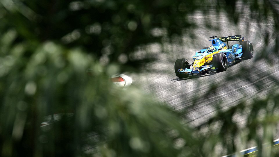Giancarlo Fisichella durchbrach die Pechsträhne., Foto: RenaultF1