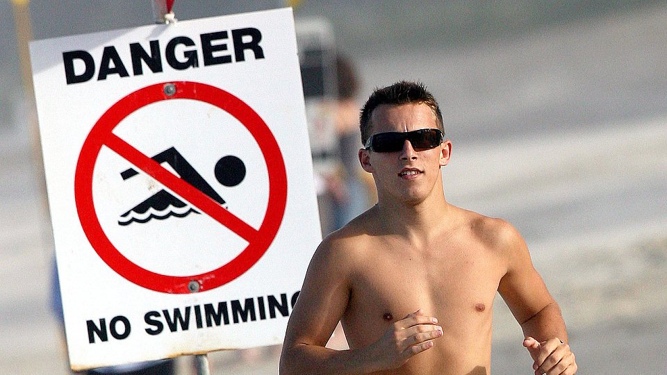 Angst vor Haien, jedoch nicht vor Coulthard..., Foto: gepa