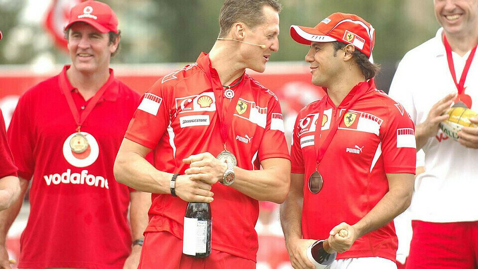 Schumacher & Massa schossen das Tor ihres Lebens, Foto: Vodafone