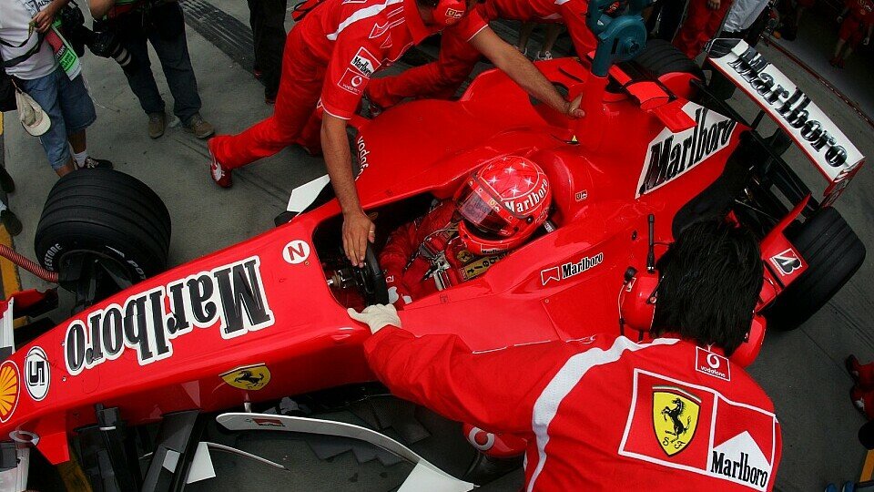 Hat schon bessere Zeiten erlebt - Michael Schumacher., Foto: Sutton