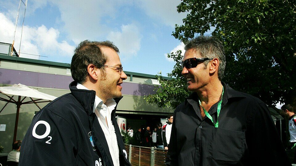 Mit Jaques Villeneuve hatte Mick Doohan noch viel zu lachen, Foto: Sutton