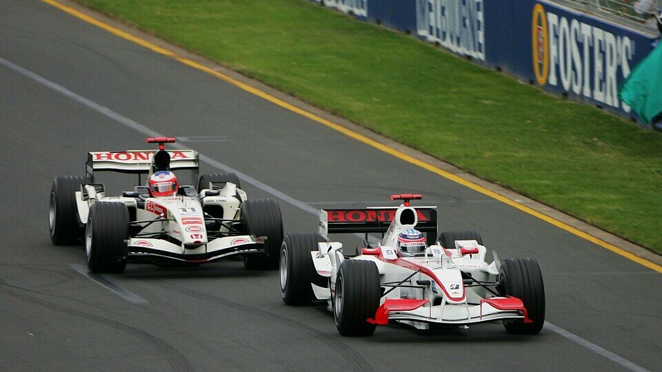 Honda gegen Super Aguri Honda., Foto: Sutton