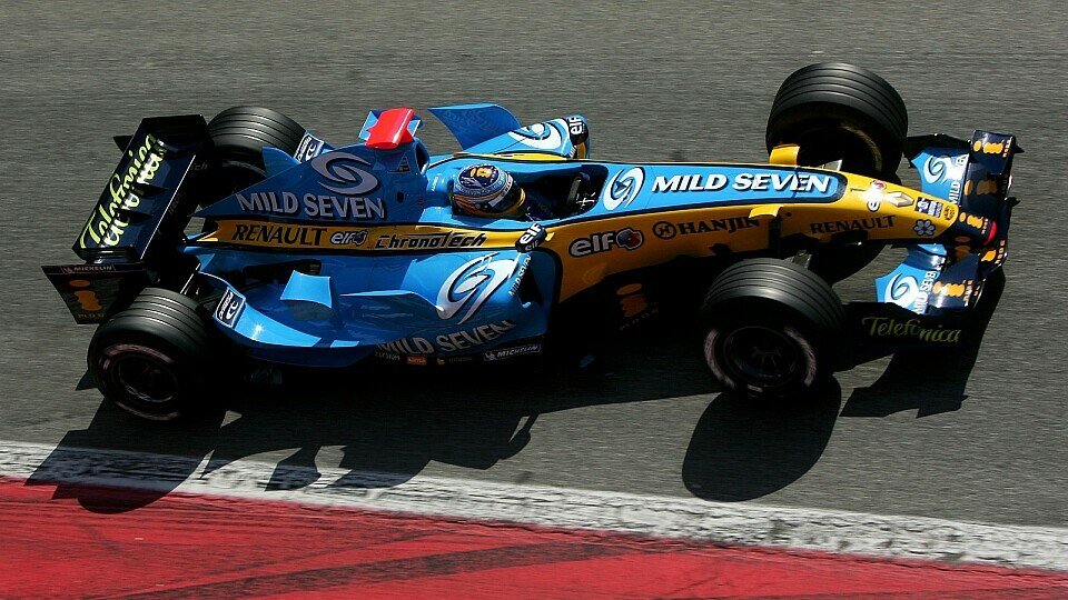 Fernando vertraut auf sein starkes Auto., Foto: Sutton