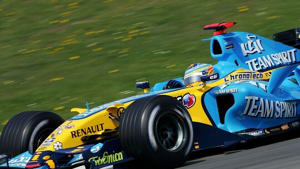 Alonso war der schnellere Renault-Pilot., Foto: Sutton