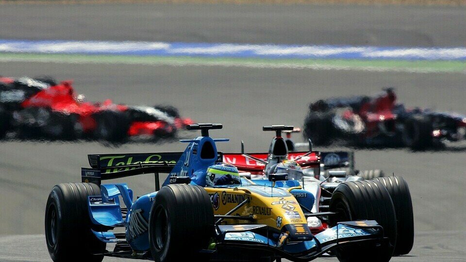 Fisichella musste hart für seine Punkte arbeiten., Foto: Sutton